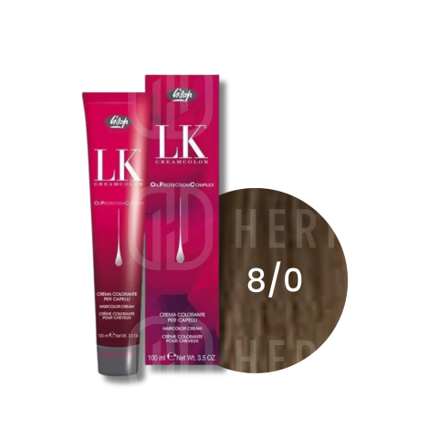 LISAP LK OPC trwała farba do włosów z olejkami 100 ml | 8/0
