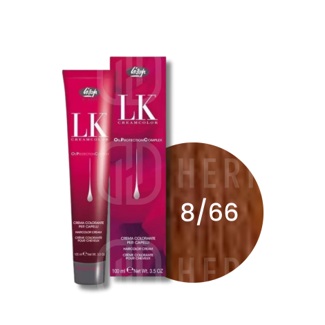 LISAP LK OPC trwała farba do włosów z olejkami 100 ml | 8/66