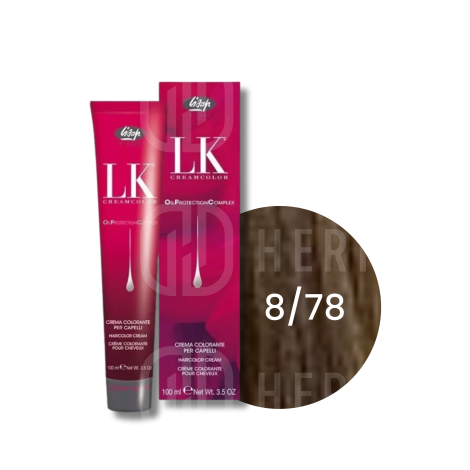 LISAP LK OPC trwała farba do włosów z olejkami 100 ml | 8/78