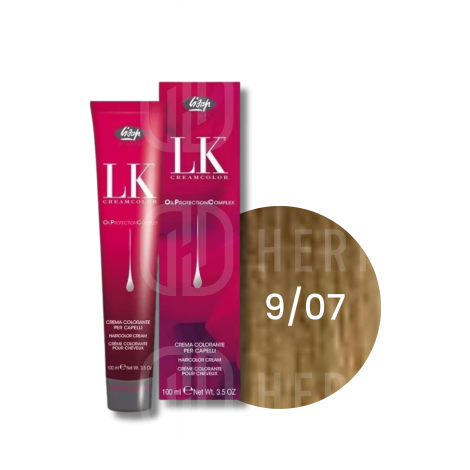 LISAP LK OPC trwała farba do włosów z olejkami 100 ml | 9/07