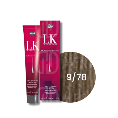 LISAP LK OPC trwała farba do włosów z olejkami 100 ml | 9/78