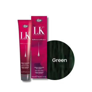 LISAP LK OPC trwała farba do włosów z olejkami 100 ml | mix Green
