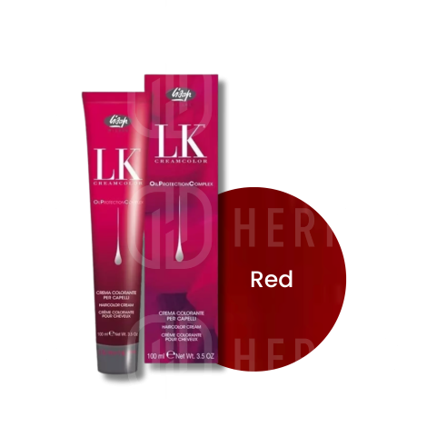 LISAP LK OPC trwała farba do włosów z olejkami 100 ml | mix Red