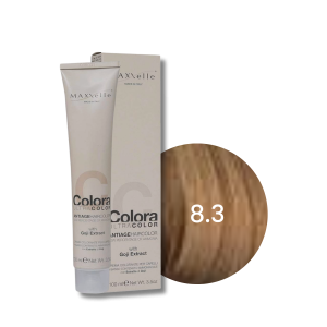 MAXXELLE COLORA ULTRA COLOR trwała farba do włosów 100 ml | 8.3