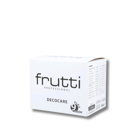 FRUTTI PROFESSIONAL DECOCARE rozjaśniacz do włosów z Plex do 9 tonów 500 g