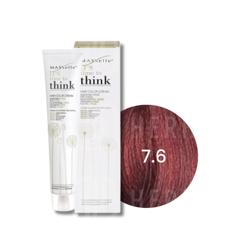 MAXXELLE THINK trwała farba do włosów bez amoniaku 100 ml | 7.6