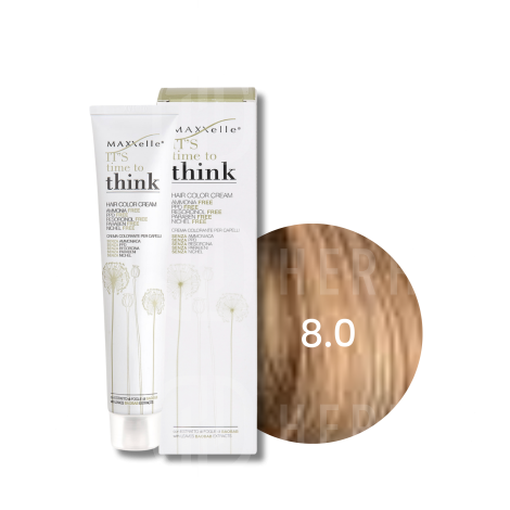 MAXXELLE THINK trwała farba do włosów bez amoniaku 100 ml | 8.0