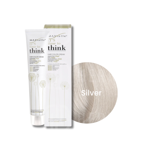 MAXXELLE THINK trwała farba do włosów bez amoniaku 100 ml | mix Silver