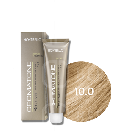 MONTIBELLO CROMATONE RECOVER farba do włosów siwych 60 ml | 10.0