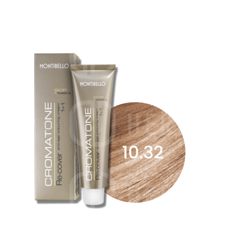 MONTIBELLO CROMATONE RECOVER farba do włosów siwych 60 ml | 10.32