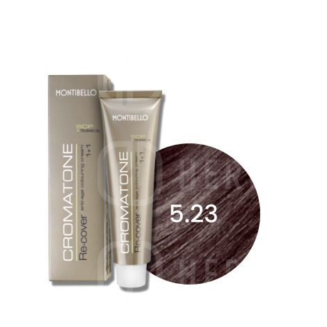 MONTIBELLO CROMATONE RECOVER farba do włosów siwych 60 ml | 5.23
