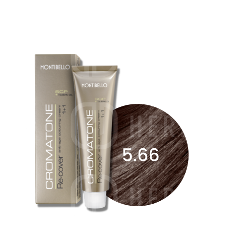 MONTIBELLO CROMATONE RECOVER farba do włosów siwych 60 ml | 5.66