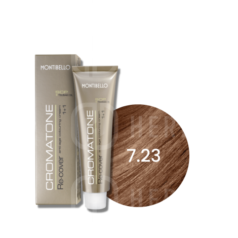 MONTIBELLO CROMATONE RECOVER farba do włosów siwych 60 ml | 7.23