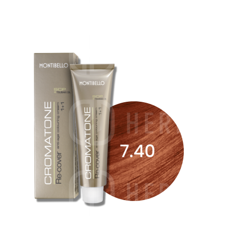 MONTIBELLO CROMATONE RECOVER farba do włosów siwych 60 ml | 7.40