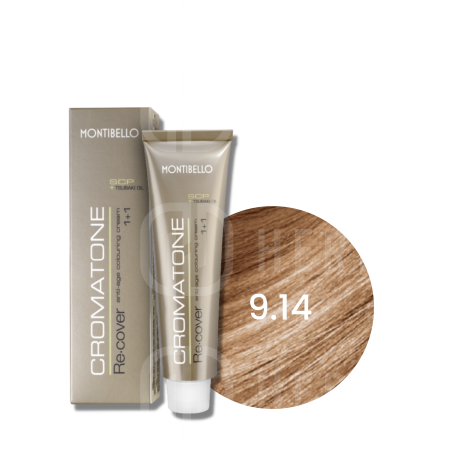 MONTIBELLO CROMATONE RECOVER farba do włosów siwych 60 ml | 9.14