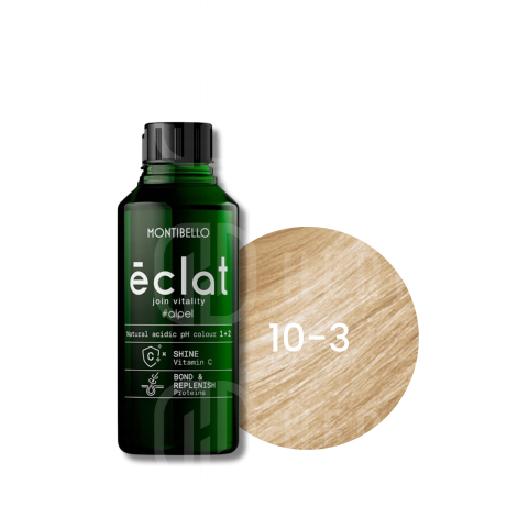 MONTIBELLO ÉCLAT kwaśna farba demipermanentna bez amoniaku 60 ml | 10.3