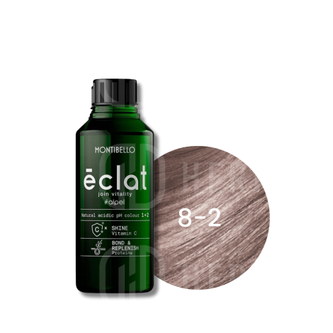 MONTIBELLO ÉCLAT kwaśna farba demipermanentna bez amoniaku 60 ml | 8.2
