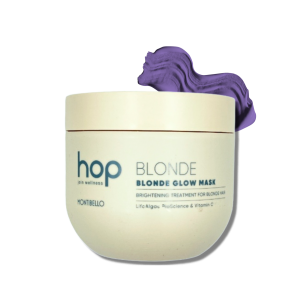 MONTIBELLO HOP Blonde Glow rozświetlająca maska do włosów blond 500 ml - image 2