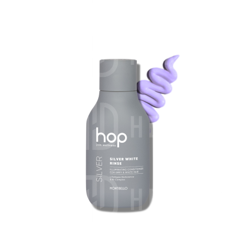 MONTIBELLO HOP Silver White rozświetlająca odżywka do włosów siwych 200 ml - 2
