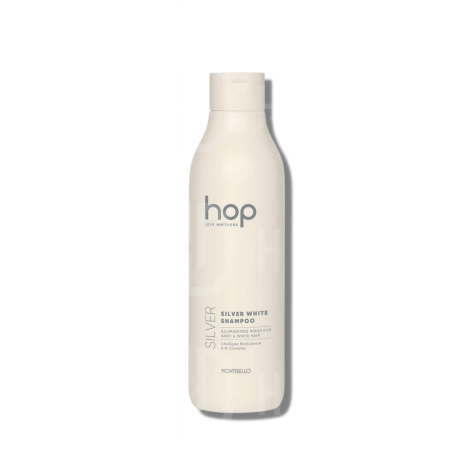 MONTIBELLO HOP Silver White rozświetlający szampon do włosów siwych 1000 ml