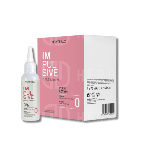 MONTIBELLO IMPULSIVE CURLS & WAVES płyn do trwałej 75 ml | 0 Mocny - 3