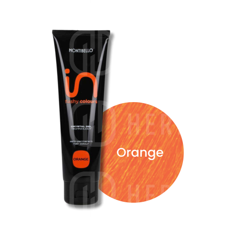 MONTIBELLO IN FLASHY COLOURS koloryzujący żel do włosów 150 ml | Orange