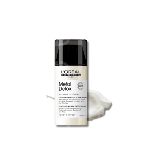 L'OREAL METAL DETOX ochronny krem wygładzający przeciw puszeniu 100 ml - 2