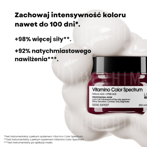 L'OREAL VITAMINO COLOR SPECTRUM nawilżająca maska chroniąca kolor 250 ml - 3