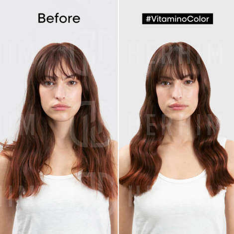 L'OREAL VITAMINO COLOR Glacial Utopia zestaw odżywczy szampon + maska - 6