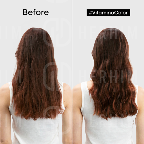 L'OREAL VITAMINO COLOR Glacial Utopia zestaw odżywczy szampon + maska - 7