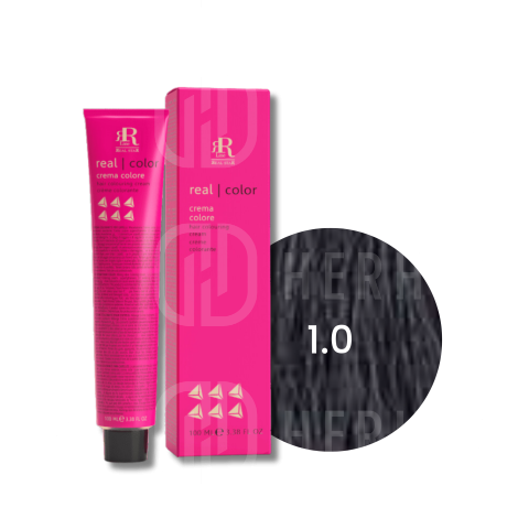 RR LINE REAL COLOR trwała farba do włosów w kremie 100 ml | 1.0