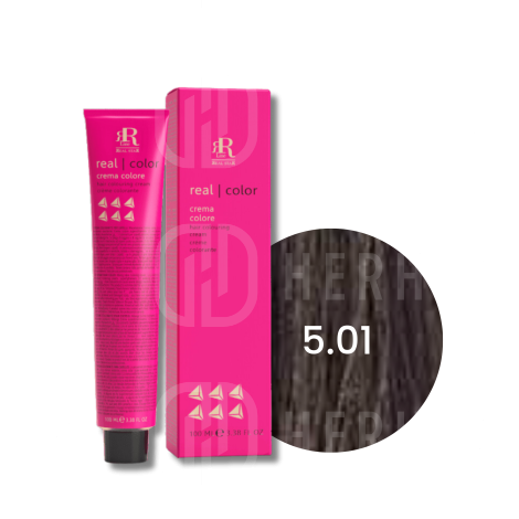 RR LINE REAL COLOR trwała farba do włosów w kremie 100 ml | 5.01