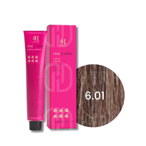 RR LINE REAL COLOR trwała farba do włosów w kremie 100 ml | 6.01