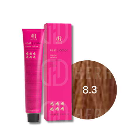 RR LINE REAL COLOR trwała farba do włosów w kremie 100 ml | 8.3