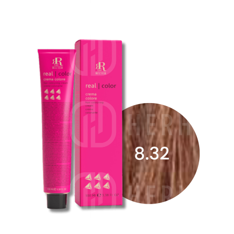 RR LINE REAL COLOR trwała farba do włosów w kremie 100 ml | 8.32