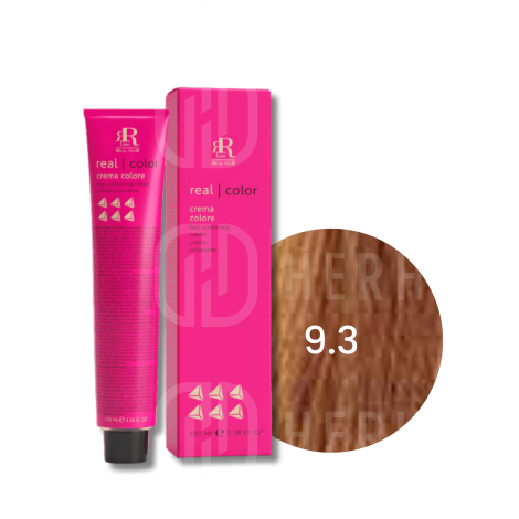 RR LINE REAL COLOR trwała farba do włosów w kremie 100 ml | 9.3