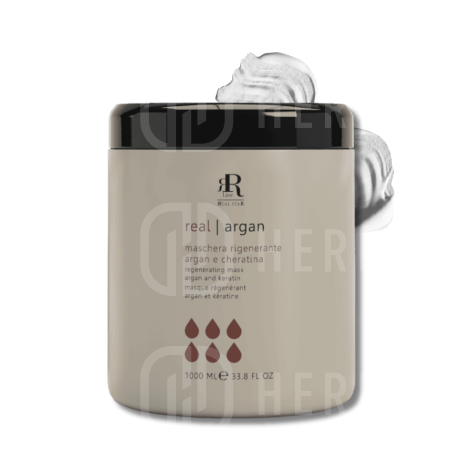 RR LINE REAL ARGAN regenerująca maska z arganem i keratyną 1000 ml - 2
