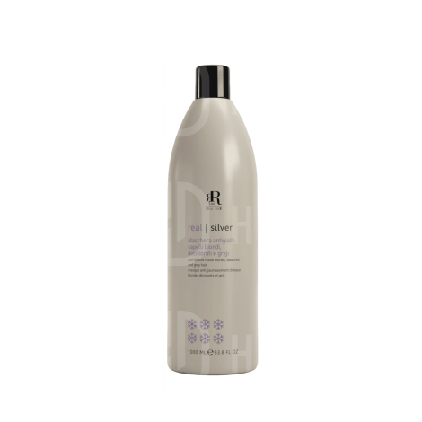 RR LINE REAL SILVER maska przeciw żółtym tonom do włosów blond 1000 ml