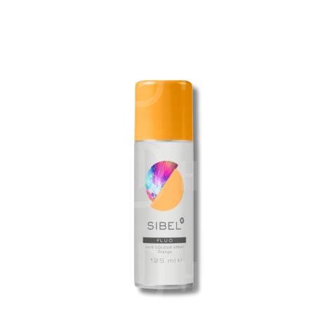 SIBEL HAIR COLOUR SPRAY Fluo lakier fluorescencyjny 125 ml | Pomarańczowy