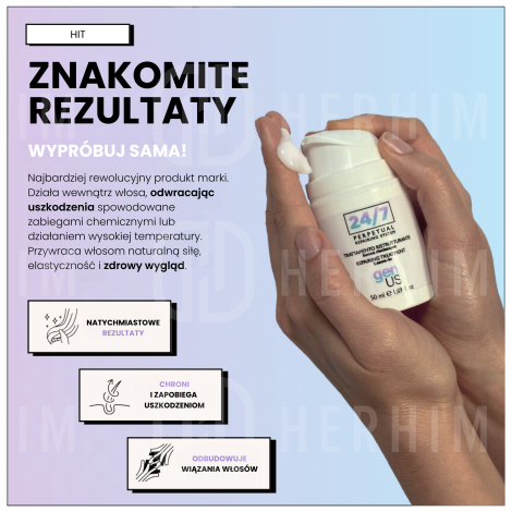 GENUS 24/7 PERPETUAL odbudowująca biomimetyczna kuracja do włosów 50 ml - 4