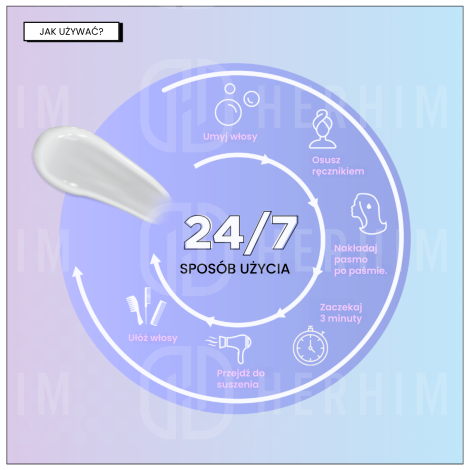GENUS 24/7 PERPETUAL odbudowująca biomimetyczna kuracja do włosów 50 ml - 5