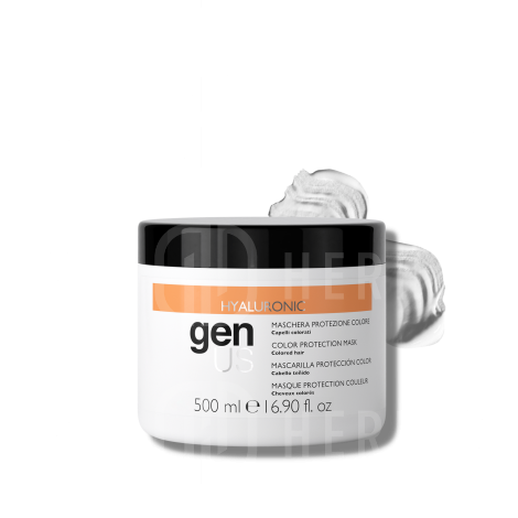 GENUS HYALURONIC wygładzająca maska do włosów farbowanych 500 ml - 2