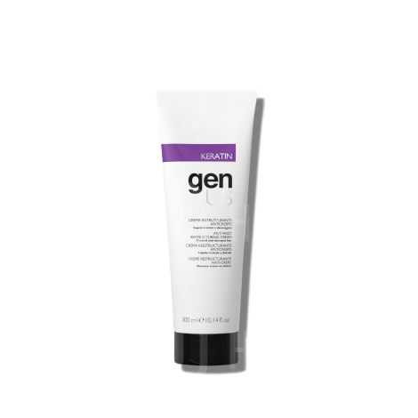 GENUS KERATIN Anti-Frizz regenerujący krem do włosów uszkodzonych 300 ml