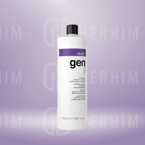GENUS KERATIN regenerujący szampon do włosów uszkodzonych 1000 ml - 3