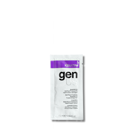 GENUS KERATIN regenerujący szampon do włosów uszkodzonych 15 ml