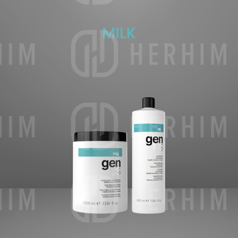 GENUS MILK intensywnie odżywczy szampon do włosów zestresowanych 15 ml - 5