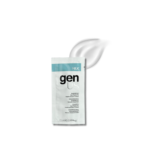 GENUS MILK intensywnie odżywczy szampon do włosów zestresowanych 15 ml - 2