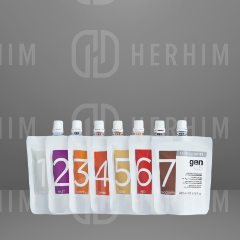 GENUS SEVEN SHADES maska koloryzująca z wodą organiczną 200 ml | Silver - 6