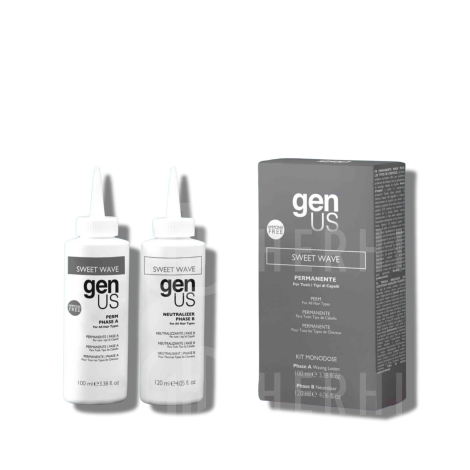 GENUS SWEET WAVE zestaw do trwałej ondulacji lotion A 100 ml + B 120 ml