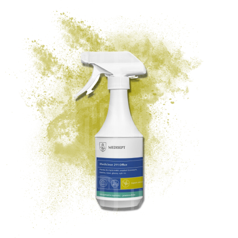 MEDISEPT MEDICLEAN 211 Office pianka do mycia powierzchni zmywalnych 500 ml - 2